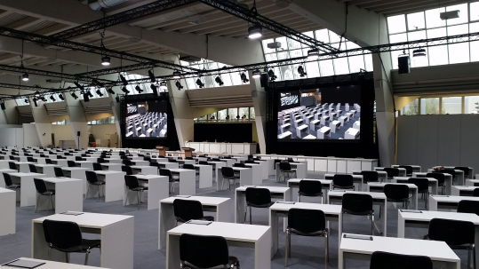 Halle 9 der Messe Oerlikon